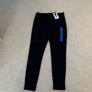 Gray High-Waisted French Terry Leggings